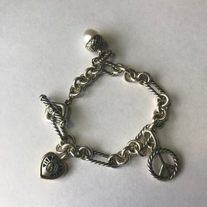 David Yurman Charm Bracelet